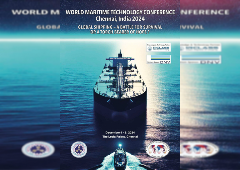 World Maritime Technology Conference (WMTC) 2024, Chennai, India on 4th – 6th December 2024